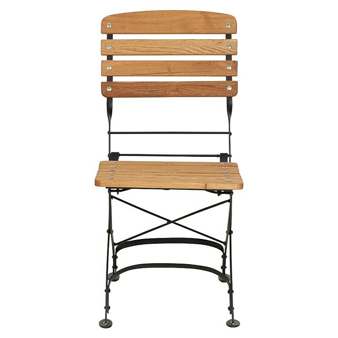 Siena Garden Klappstuhl Peru (Robinienholz, Klappbar, Natur, Anthrazit, B x T x H: 60 x 43 x 87 cm) | BAUHAUS