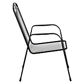 Siena Garden Gartenstuhl-Set Elda (4 Stk., Stapelbar, Anthrazit, B x T x H: 46,5 x 75 x 94 cm) | BAUHAUS