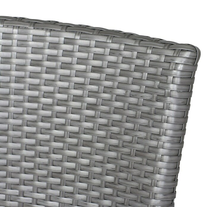 Gardamo Stapelstuhl Minas im Set (2 Stk., 100% Polyethylen, Grau, B x T x H: 56 x 60 x 83 cm) | BAUHAUS