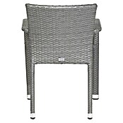 Gardamo Stapelstuhl Minas im Set (2 Stk., 100% Polyethylen, Grau, B x T x H: 56 x 60 x 83 cm) | BAUHAUS