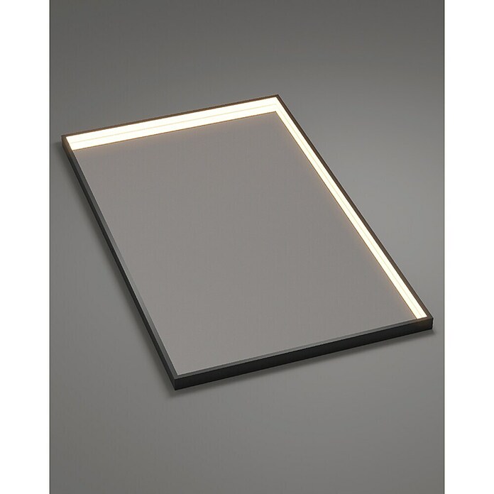 LedImex Espejo con luz LED Ability (120 x 80 cm, Negro) | BAUHAUS
