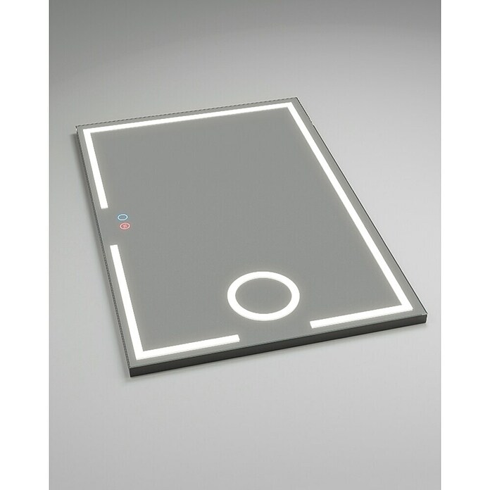 LedImex Espejo con luz LED Malta (90 x 80 cm, Sensor, Función antivaho) | BAUHAUS