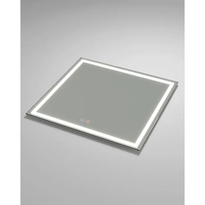 LedImex Espejo con luz Holanda - 100 x 80 cm, Sensor, Función antivaho - Espejo de baño cuadrado iluminado con LED que incluye un sensor táctil para facilitar su uso.