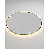 LedImex Espejo con luz LED Fun (Diámetro: 60 cm, Sensor, Función antivaho, Oro) | BAUHAUS