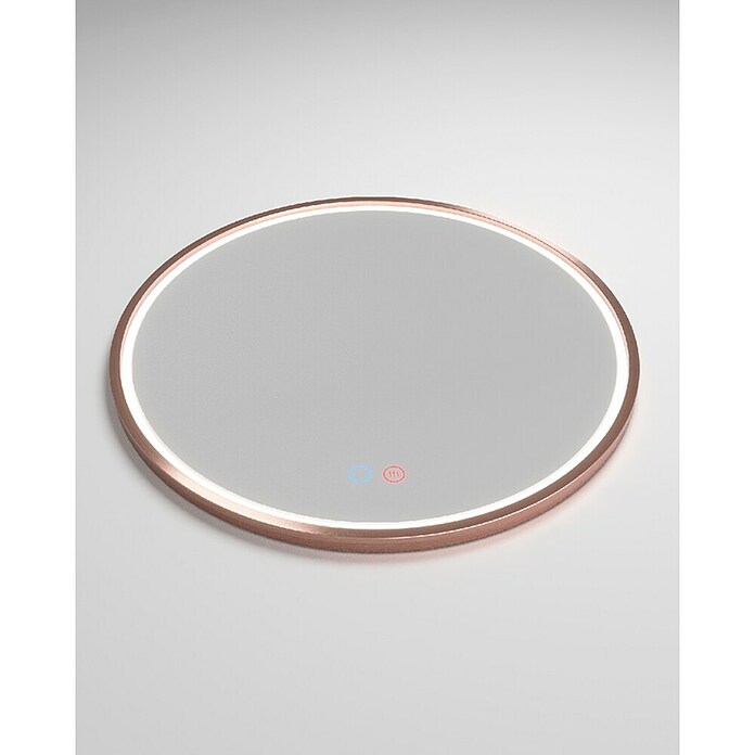LedImex Espejo con luz LED Paris (Diámetro: 60 cm, Sensor, Oro rosa) | BAUHAUS