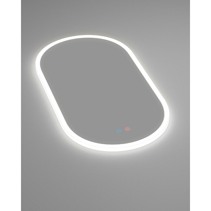 LedImex Espejo con luz LED Canadá (90 x 50 cm, Sensor, Función antivaho) | BAUHAUS