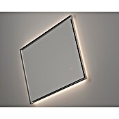 LedImex Espejo con luz LED California (140 x 80 cm, Sensor, Función antivaho, Black gun metal) | BAUHAUS