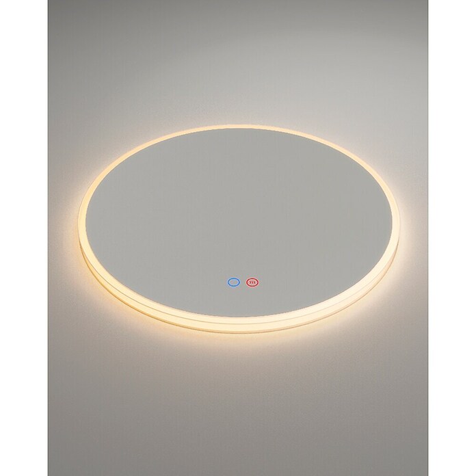 LedImex Espejo con luz LED Atenas (Diámetro: 60 cm, Sensor, Función antivaho) | BAUHAUS