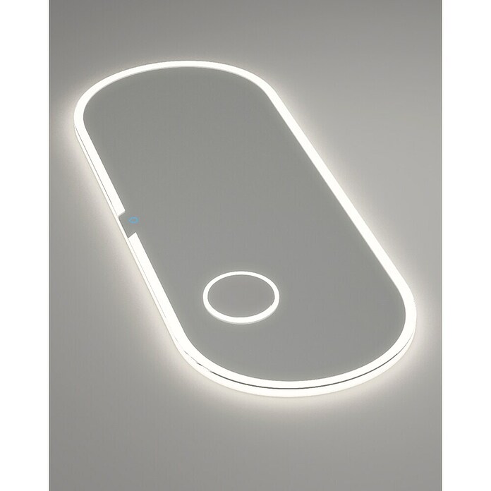 LedImex Espejo con luz LED Indiana (120 x 50 cm, Sensor, Función antivaho) | BAUHAUS