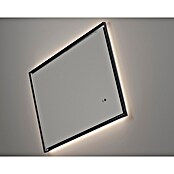 LedImex Espejo con luz LED California (140 x 80 cm, Sensor, Función antivaho, Negro) | BAUHAUS