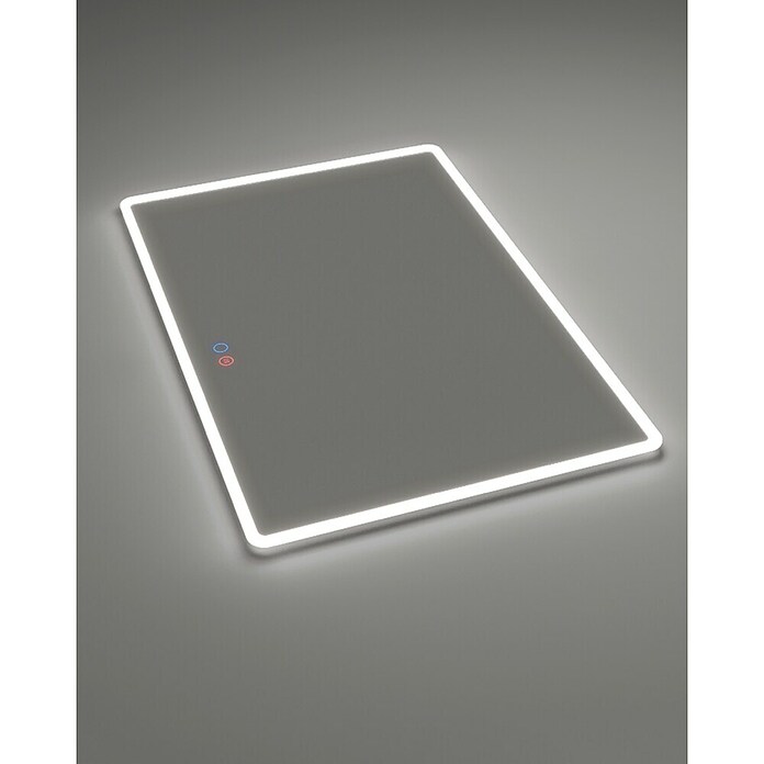 LedImex Espejo con luz LED Praga (80 x 80 cm, Sensor, Función antivaho) | BAUHAUS