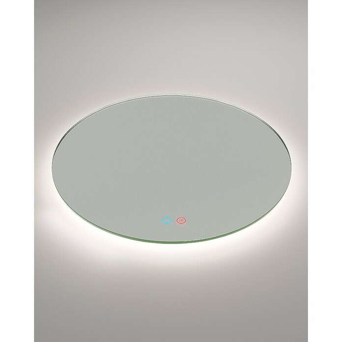 LedImex Espejo con luz LED Lisboa (Diámetro: 100 cm, Sensor, Función antivaho) | BAUHAUS