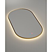LedImex Espejo con luz Tokyo (An x Al: 50 x 90 cm, Sensor, Oro rosa) | BAUHAUS