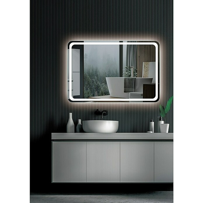 LedImex Espejo con luz LED Austria (60 x 80 cm) | BAUHAUS