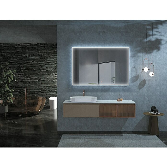 LedImex Espejo con luz LED Boston (100 x 80 cm) | BAUHAUS
