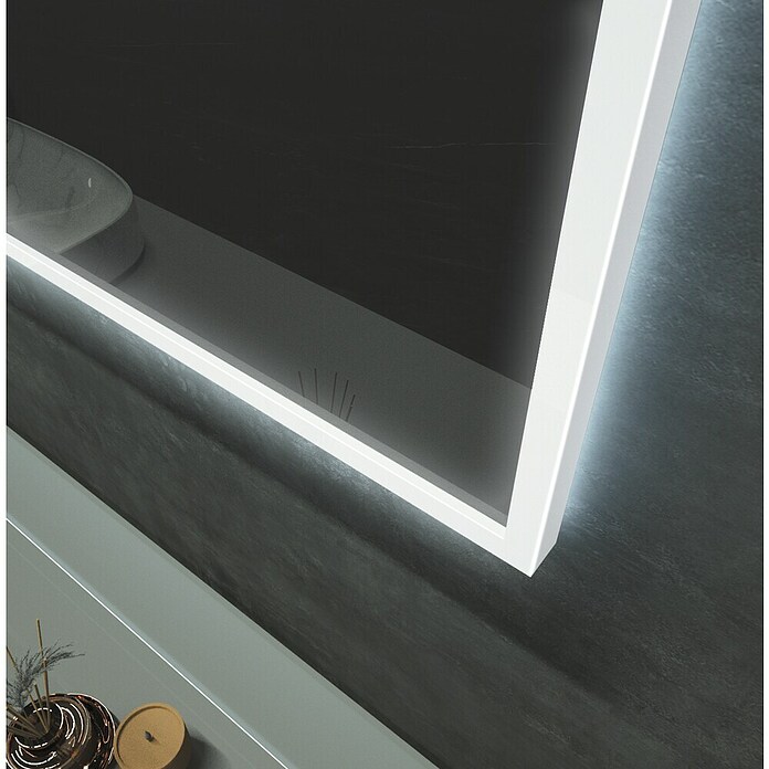 LedImex Espejo con luz LED Boston (100 x 80 cm) | BAUHAUS
