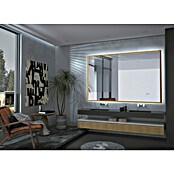 LedImex Espejo con luz LED California (140 x 80 cm, Sensor, Función antivaho, Oro) | BAUHAUS