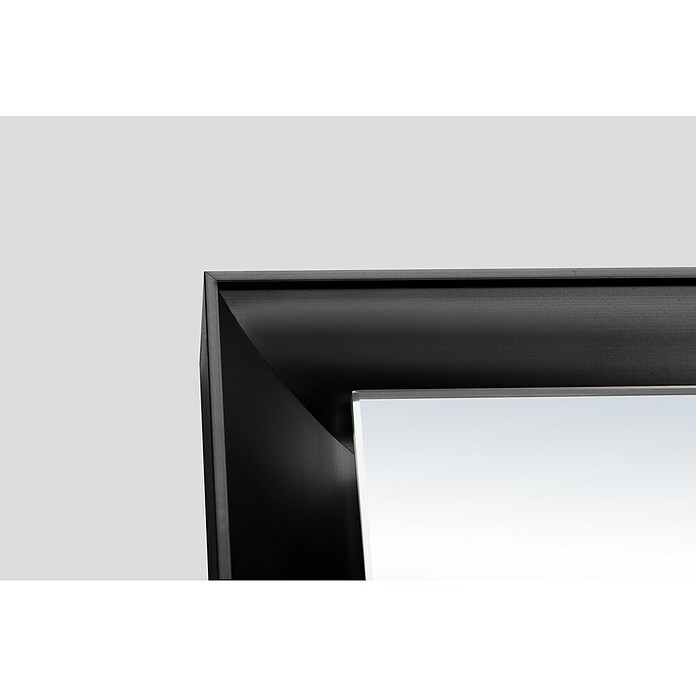 LedImex Espejo con luz LED California (140 x 80 cm, Sensor, Función antivaho, Negro) | BAUHAUS