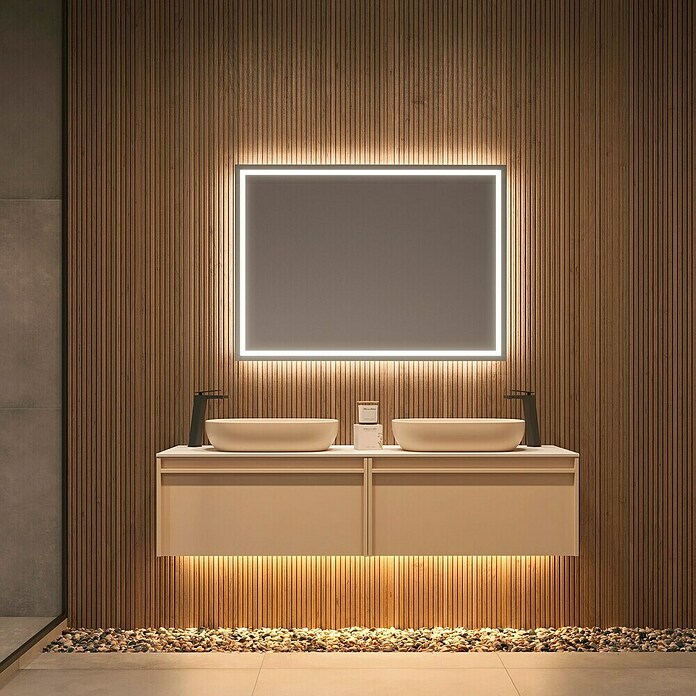 LedImex Espejo con luz LED Francia (60 x 80 cm) | BAUHAUS