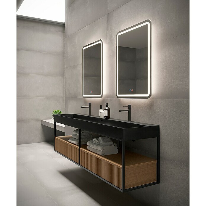 LedImex Espejo con luz LED Grecia (90 x 80 cm) | BAUHAUS