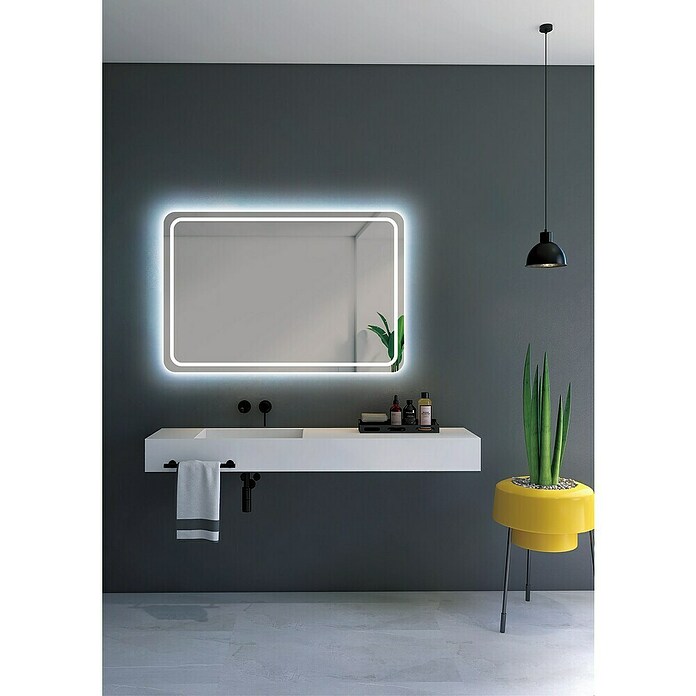 LedImex Espejo con luz LED Grecia (90 x 80 cm) | BAUHAUS