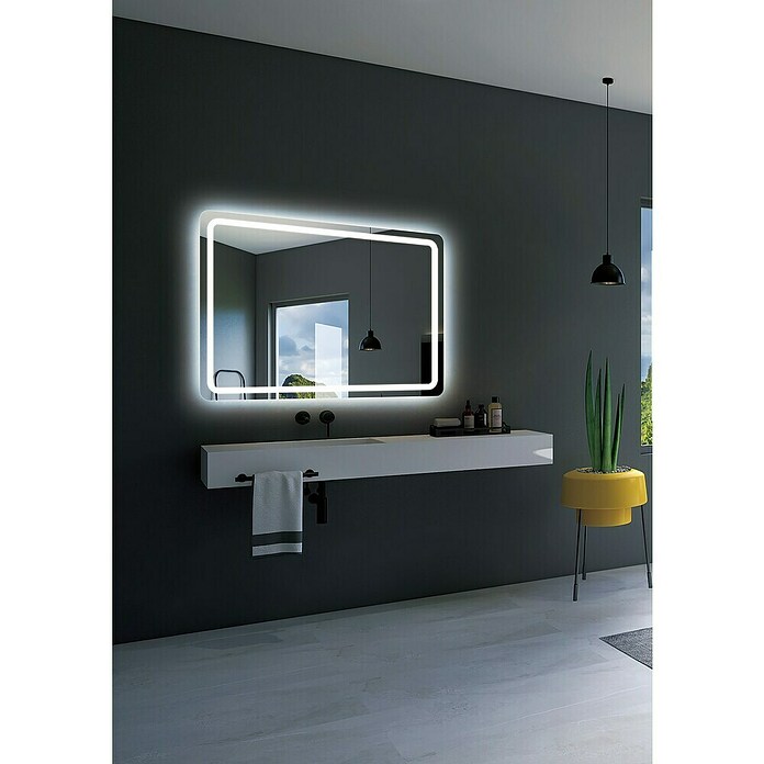 LedImex Espejo con luz LED Grecia (90 x 80 cm) | BAUHAUS