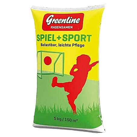Greenline Spiel- & Sportrasensamen (5 kg, Saatgut ausreichend für: 150 m²)