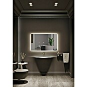 LedImex Espejo con luz LED Italia (90 x 80 cm, Sensor, Función antivaho) | BAUHAUS