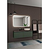 LedImex Espejo con luz LED Italia (90 x 80 cm, Sensor, Función antivaho) | BAUHAUS