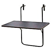 Alco Balkon-Hängetisch (L x B: 60 x 40 cm, Stahl, Kunststoff, Anthrazit, Klappbar) | BAUHAUS