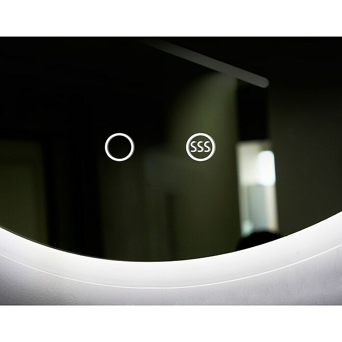 LedImex Espejo con luz LED Londres (Diámetro: 70 cm, Sensor, Función antivaho) | BAUHAUS