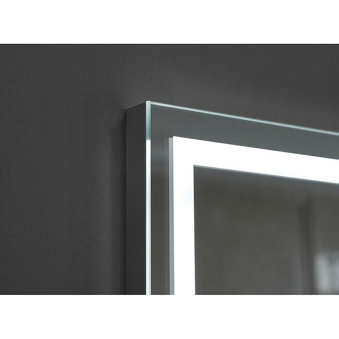 LedImex Espejo con luz LED Malta (90 x 80 cm, Sensor, Función antivaho) | BAUHAUS