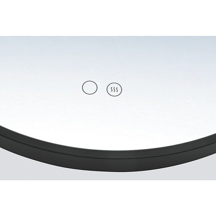 LedImex Espejo con luz LED Nepal (Diámetro: 60 cm, Sensor, Función antivaho) | BAUHAUS