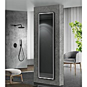 LedImex Espejo con luz LED New York (40 x 160 cm, Sensor, Función antivaho, Plata) | BAUHAUS