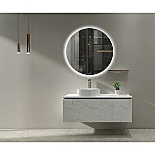 LedImex Espejo con luz LED Oporto (Diámetro: 80 cm, 5.500 K)
