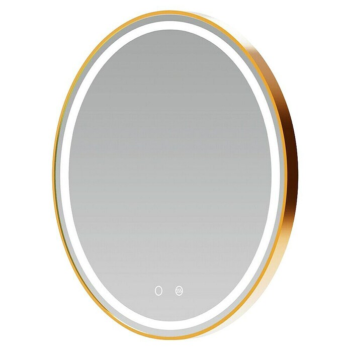 LedImex Espejo con luz LED Paris (Diámetro: 60 cm, Sensor, Oro rosa) | BAUHAUS