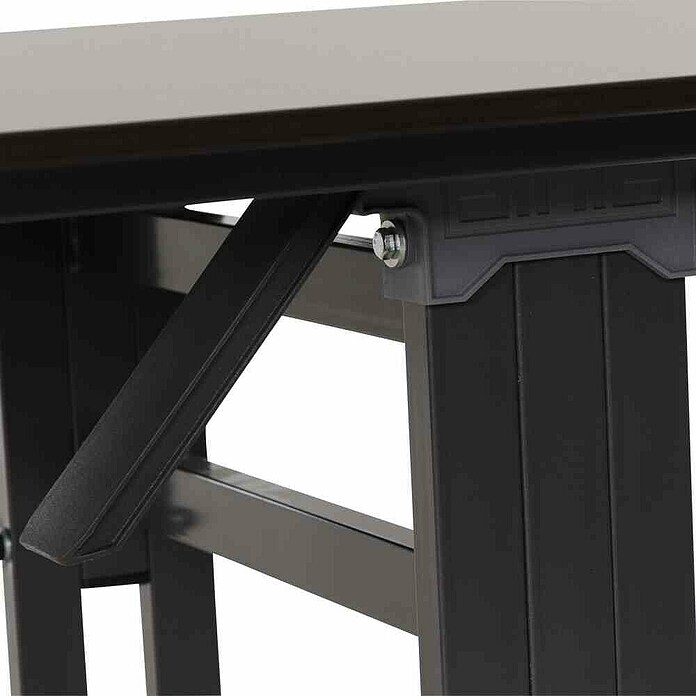 Alco Gartentisch (L x B x H: 80 x 80 x 74 cm, Stahl, Anthrazit, Klappbar) | BAUHAUS