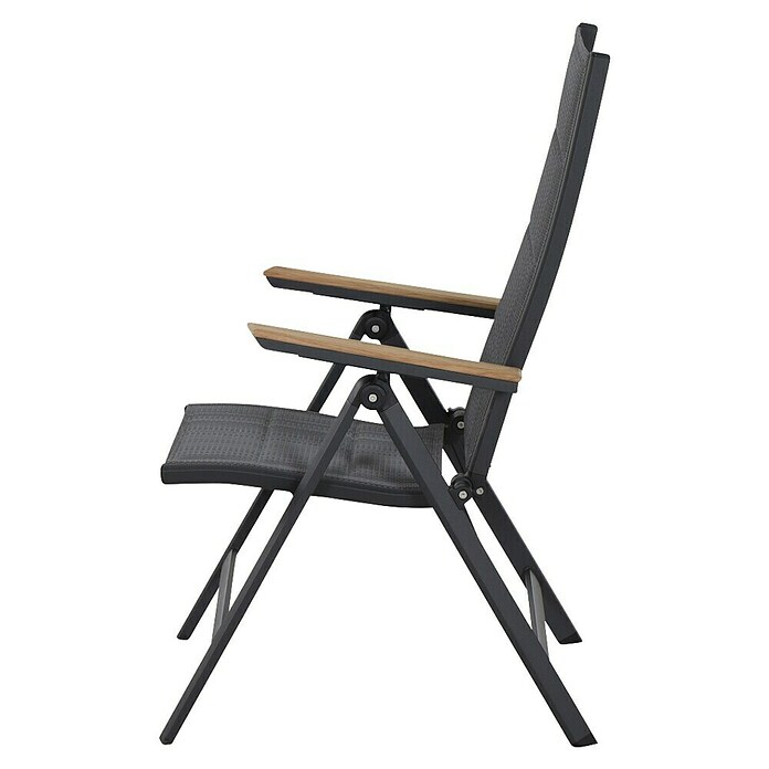 Siena Garden Tesoro Garten-Positionssessel Tesoro (Ranotex®-Gewebe, Rückenlehne verstellbar, Anthrazit, B x T x H: 59 x 68 x 110 cm, 2 Stk.) | BAUHAUS