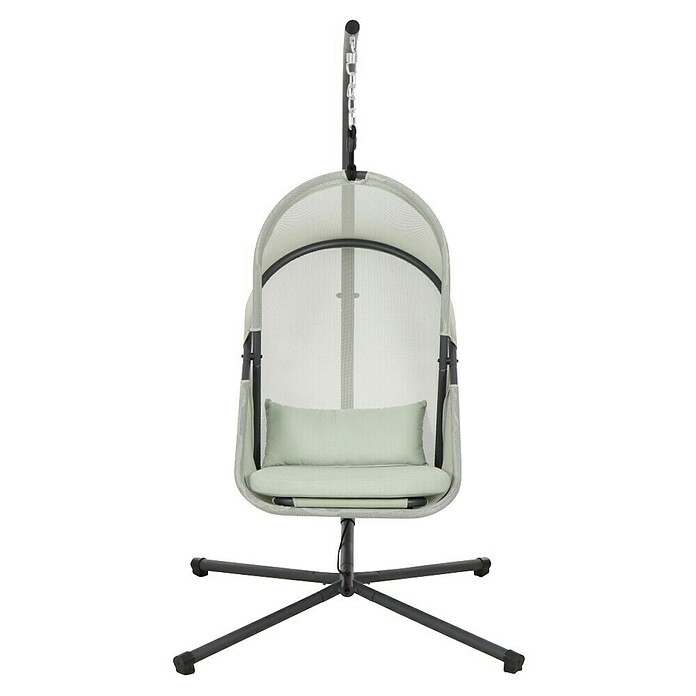 Siena Garden Hängesessel Yobaya mit Schutzhülle (L x B x H: 106 x 123 x 195 cm, Grün) | BAUHAUS