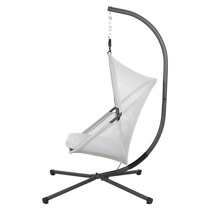 Siena Garden Hängesessel Yobaya mit Schutzhülle (L x B x H: 106 x 123 x 195 cm, Grau) | BAUHAUS