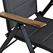 Siena Garden Tesoro Garten-Positionssessel Tesoro (Ranotex®-Gewebe, Rückenlehne verstellbar, Anthrazit, B x T x H: 59 x 68 x 110 cm, 2 Stk.) | BAUHAUS