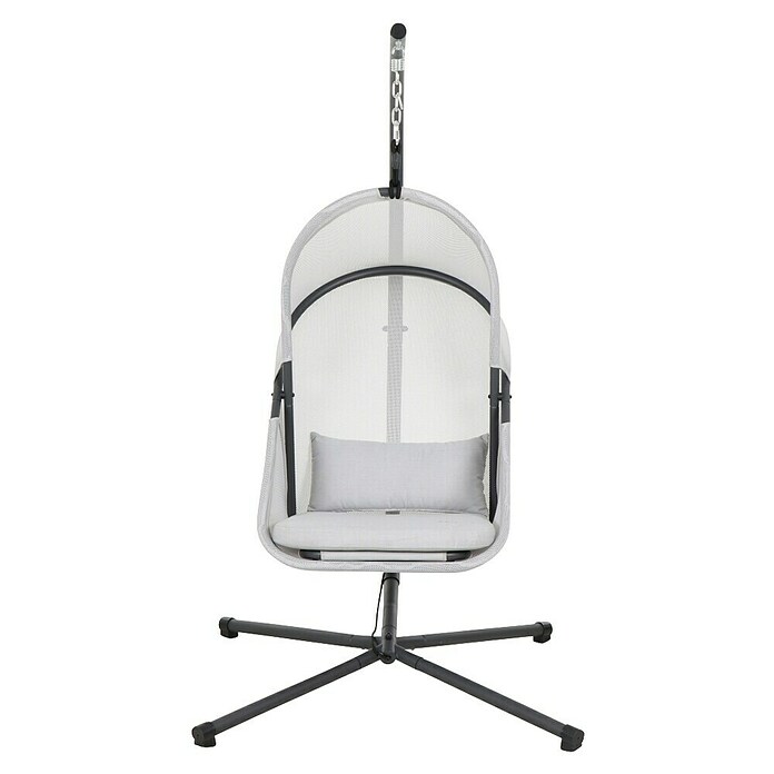 Siena Garden Hängesessel Yobaya mit Schutzhülle (L x B x H: 106 x 123 x 195 cm, Grau) | BAUHAUS