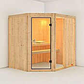 Karibu Systemsauna Fiona 2 (Ohne Ofen, Ohne Dachkranz, 170 x 196 x 198 cm)