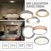 Ledvance Orbis LED-Deckenleuchte rund Berlin (36 W, Ø x H: 49,2 x 8 cm, Silber, Warmweiß) | BAUHAUS