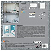 Ledvance Orbis Plafón LED (22 W, L x An x Al: 30 x 30 x 3 cm, Cromo, Blanco cálido, Cuadrado) | BAUHAUS