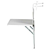 Alco Balkon-Hängetisch (L x B: 60 x 40 cm, Stahl, Kunststoff, Weiß, Klappbar) | BAUHAUS