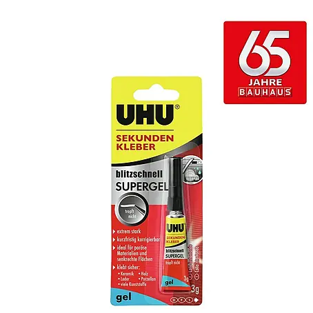 UHU  Sekundenkleber Blitzschnell Supergel