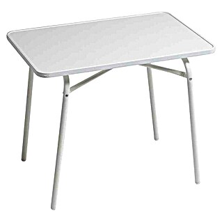 Alco Kinder-Gartentisch (L x B x H: 60 x 40 x 40 cm, Stahl, Weiß)