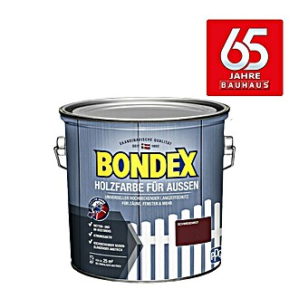 Bondex Holzschutzfarbe für Außen (Schwedenrot, 2,5 l, Seidenglänzend)