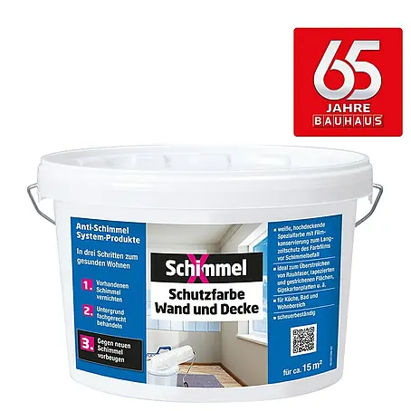 SchimmelX  Wandfarbe Schutzfarbe Wand und Decke